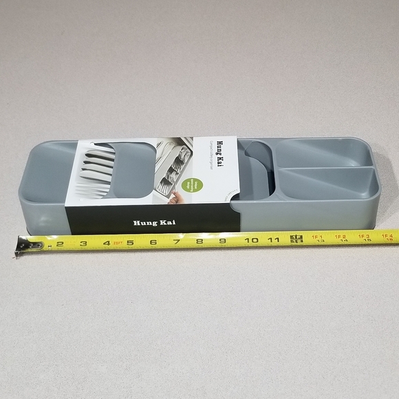 Hung Kai Compact Cutlery Organizer‎ Kitchen Drawer Tray - Picture 4 of 9